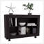 Console console, 5 tablettes, 4 roulettes-1824456775