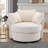 50" W Dahlonega Slipcovered Swivel Barrel Chair-606675349-635921148