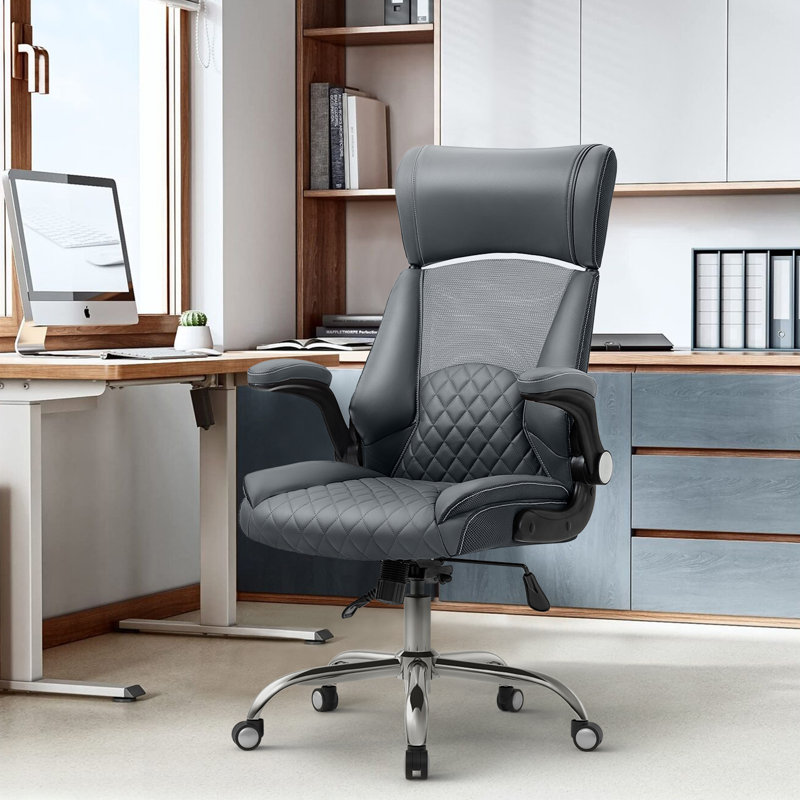 Chaise de bureau Maliky, Gris
