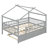 Imaginative Kids House Bed With Pull-Out Trundle For Space Saving-1056626516-1056626512