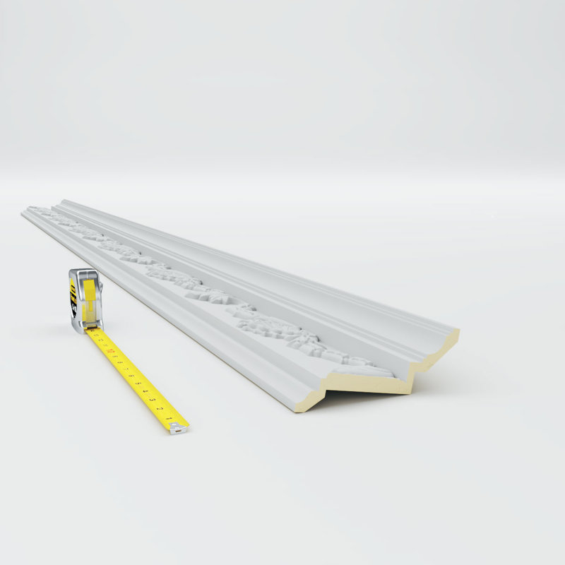 SAMPLE - Endurathane Shell Crown Moulding, 6 1/4"H x 3 3/8"P x 7"F x 12"L, (16" Repeat)