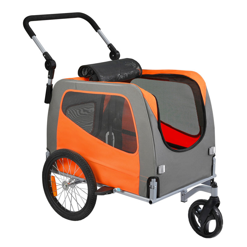 Foldable Pet Bike Trailer