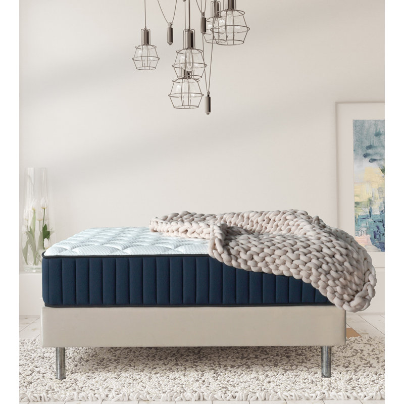 Majestic Medium Pillow-Top Cool Gel Memory Edge Support Pocket Spring Hybrid Mattress, Queen