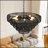 6-Light matte black hemp rope woven adjustable pendant lamp-779076462-800065620