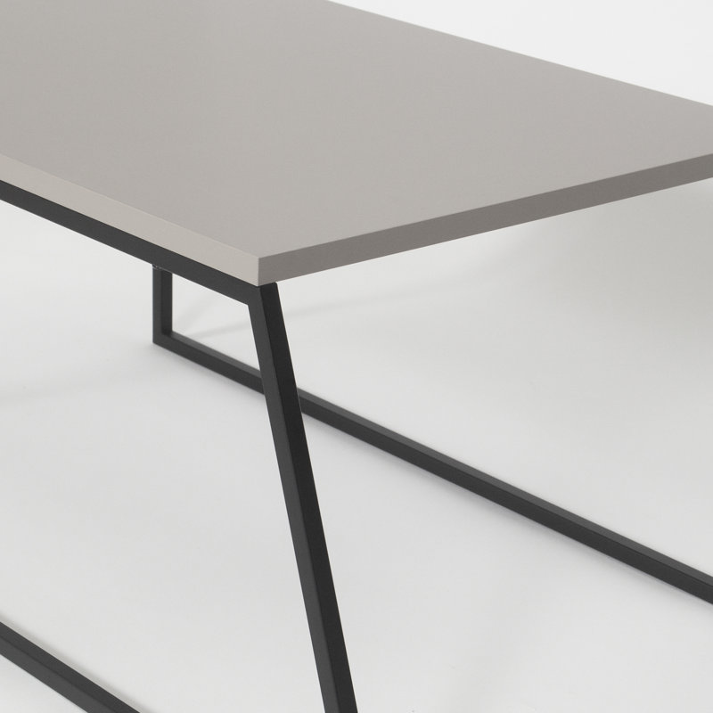 Ensemble de tables basses gigognes Linn, Moka clair