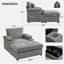 Fauteuil d'appoint avec canapé et repose-pieds-961502376