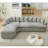 127'' Large Sectional Sofa