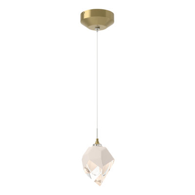 Luminaire suspendu géométrique à 1 lumière Chrysalis