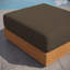 Repose-pieds de patio en bois d'acacia Tahoe