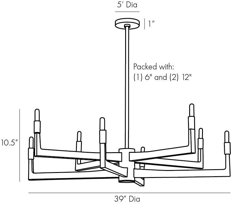 Griff 8 - Light Chandelier