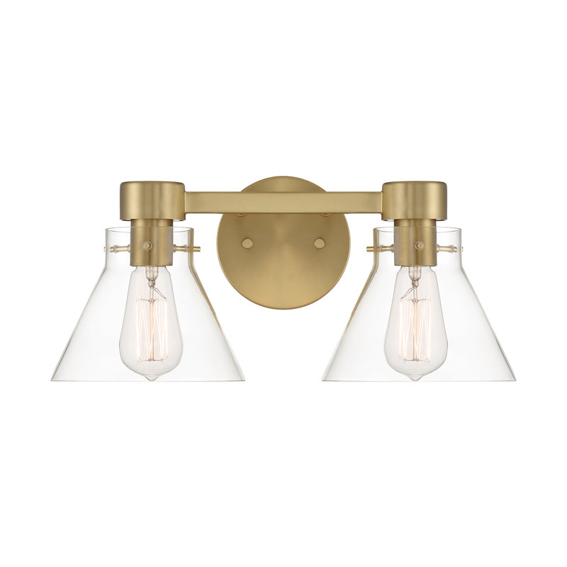 Tudor City Dimmable Vanity Light, Gold, 2