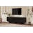 Retro Style Wood Grain TV Stand With Wavy Door For Tvs Up To 75"-1403766375