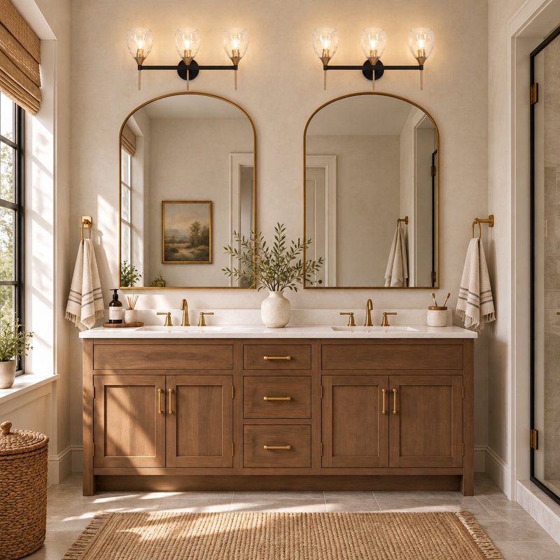3-Light Modern Vanity Light