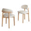 Ensemble de 2 chaises de salle à manger rembourrées en bois massif-1195383868