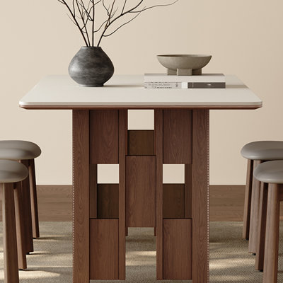 Nordic Wabi-sabi Style Dining Table.