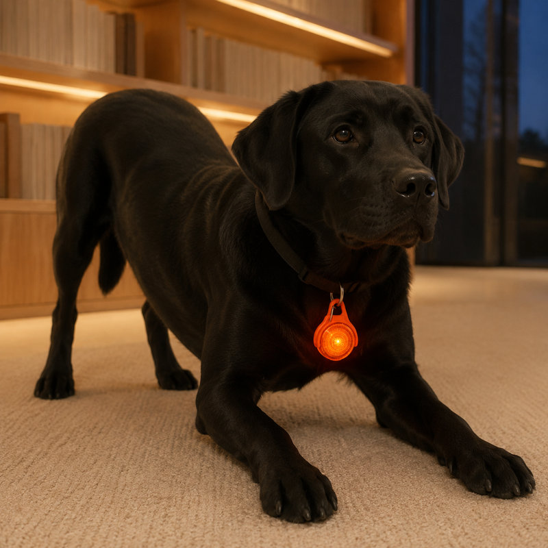 Luminaire suspendu à 360 degrés à DEL pour animaux de compagnie, Blue