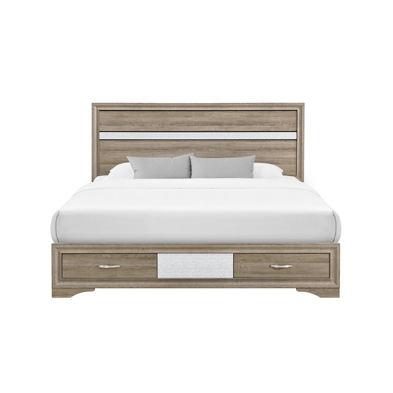 Lit complet RYder finition naturelle