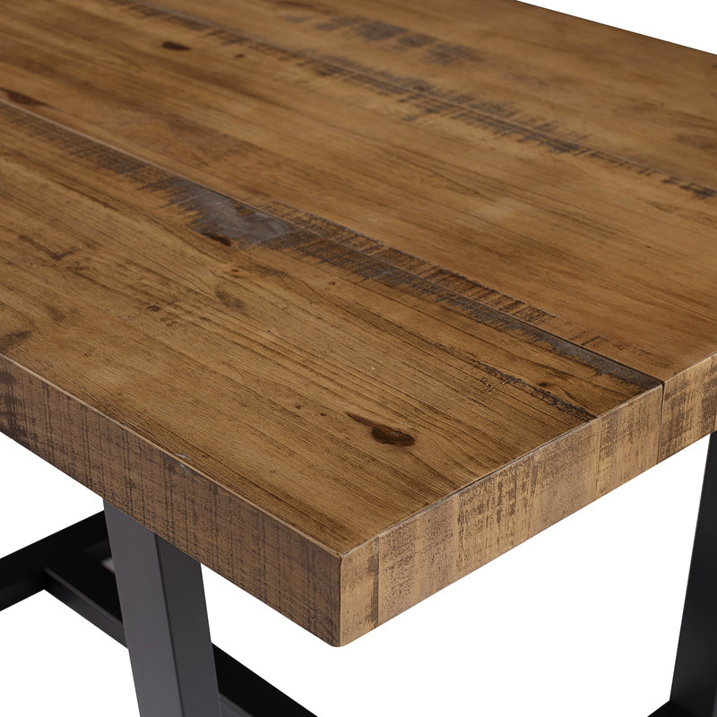 Rustic Solid Distressed Dining Tablerustic