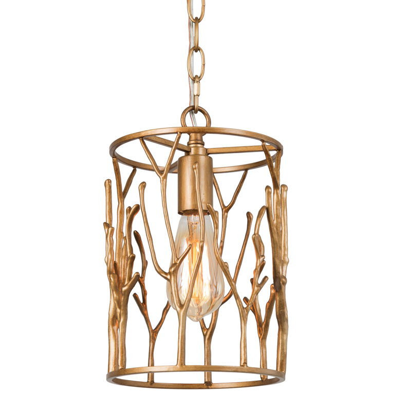 Luminaire suspendu cylindrique à 1 lumière Estrelita