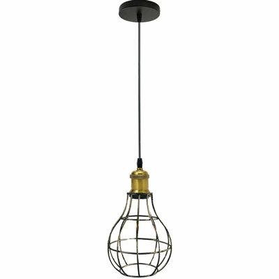 Sugartown 1 - Light Black Geometric Pendant