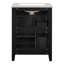 Meuble-lavabo moderne 24 po avec lavabo en céramique, meuble-lavabo pour salle de bain à 2 tiroirs-1923023042