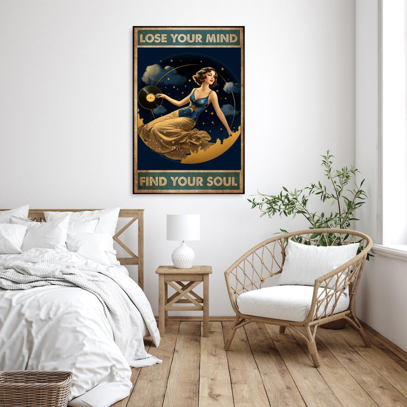 «Marlose», Lose Your Mind, impression sur toile, H 14 po x l 11 po x P 1,25 po