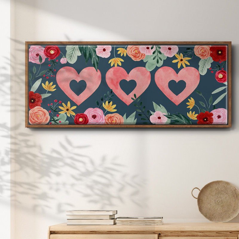 Collection Sweet Hearts - toile encadrée, H 24 po x l 60 po