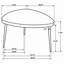 Table basse triangulaire en bois massif