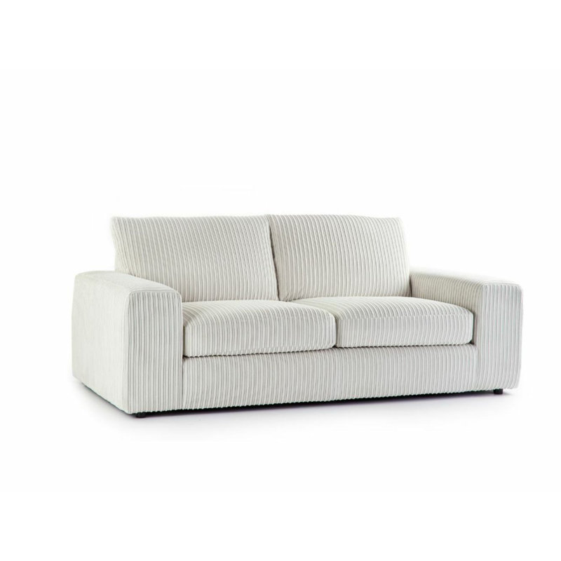 Buie Upholstered Sofa, Cream