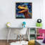 Cadre flottant Starry Sky Dinosaur, design par Creative Studio-181700842-181700845