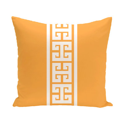 Nautical Nights Geometric Reversible Throw Pillow