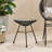Handmade Side Table With Tempered Glass - Outdoor Decor Piece Smooth Modern-1648901571