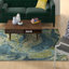 Tapis bleu sarcelle Strouth-30689432