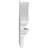 38"W x 16-3/8"H x 2-3/4"P Rams Head Architectural Grade PVC Combination Pediment (Urn Ships Unattached in Box)-41852162