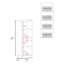 Armoire haute à 2 portes avec 4 tablettes et rangement vertical Wenge-1211037780
