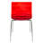 Clear Modern Acrylic Ghost Dining Chair - Modern Lucite Vanity Chair with Water Ripple Design - Chrome Mid Century Accent Seating-603897507-632872799