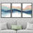 Pastel Watercolor Blue Paint Stroke Abstract Landscape- Framed Canvas Print Wall Art Work Home Decor-119018271-73380130