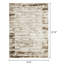 Tapis abstrait gris en polypropylène tissé à la main-1472612475