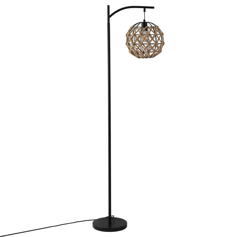 Ridgevale 157.4cm Arched Floor Lamp Set