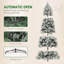 Arbre de Noël artificiel illuminé 9 pi: 750 lumières claires, pour la maison / le bureau / les fêtes