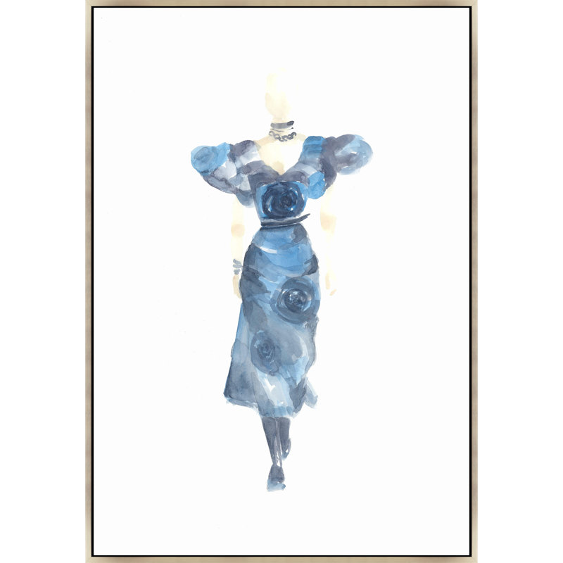 Style Me III Print by Helen Parker, 53.5" H x 37.5" W x 1.5" D, Image Brush Gel