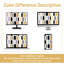 Rideaux obscurcissants et isolants avec œillets et motif géométrique Ginder-318433157-350702224