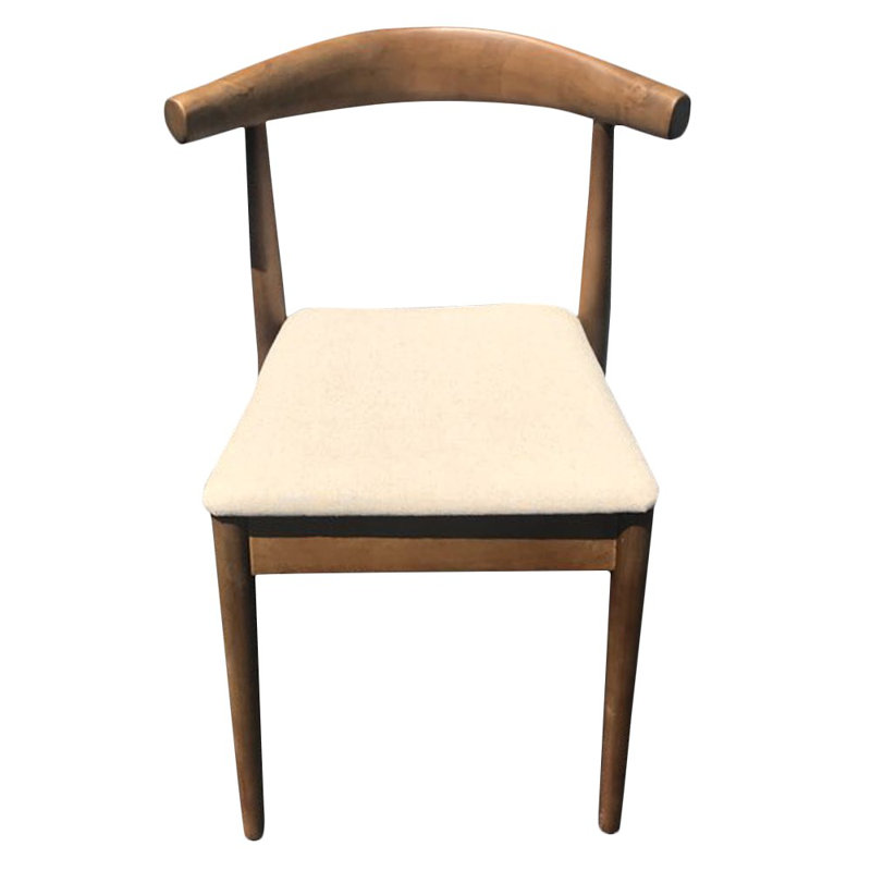 Chaise d'appoint Bernardi, Noyer foncé