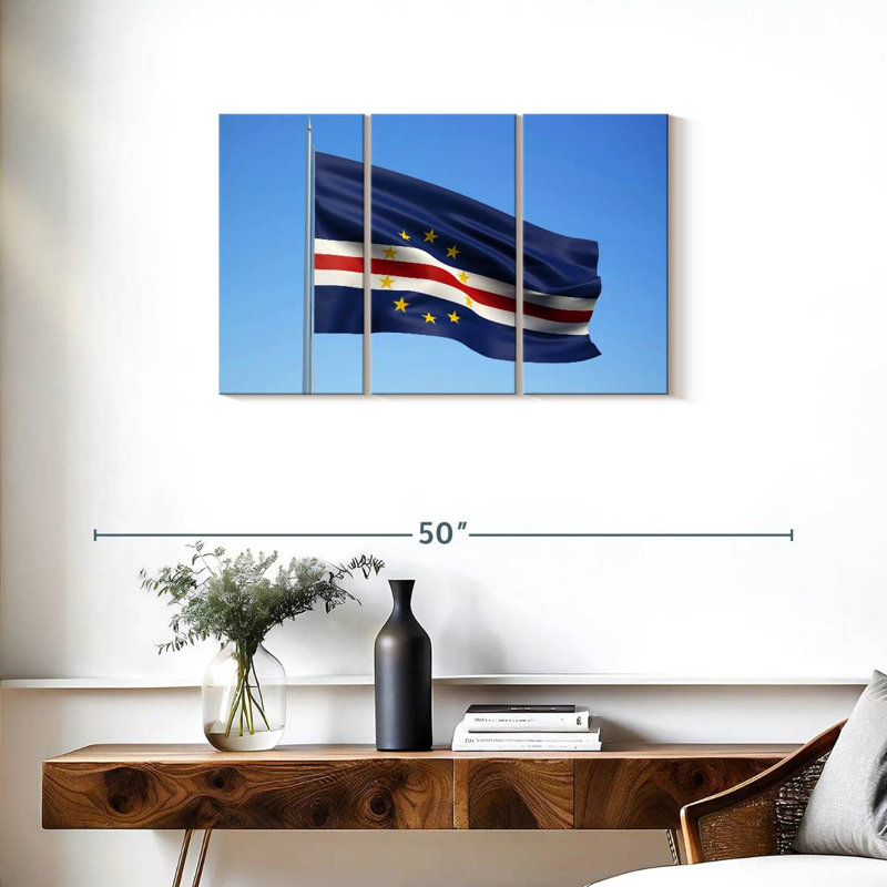 Blue Sky Cape Verde Flag