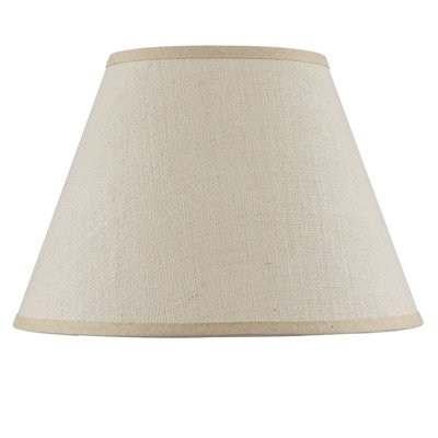 Light Tan Burlap Lamp Shade Replacement Decorative Lighting Accessory 12"H