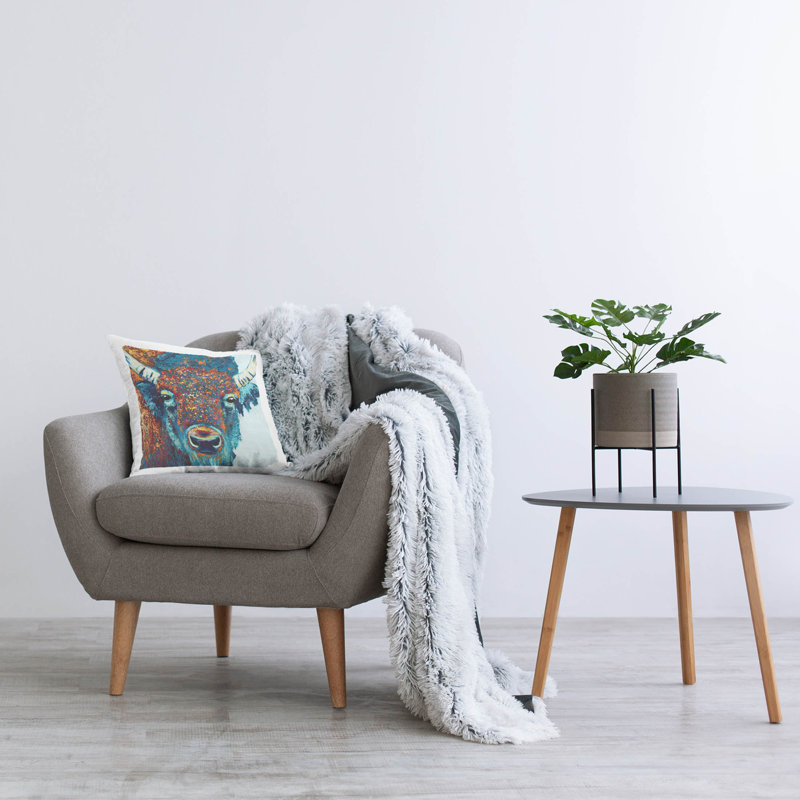 Polyester Throw Square Pillow Cover & Insert