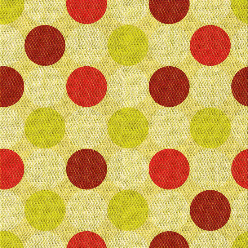 Tapis jaune tissé à la machine, Carré 8 pi