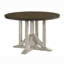 Table de salle à manger à piédestal Crystell