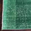 Tapis turc vert authentique authentique parfait pour la cuisine et les autres espaces de votre maison de la collection Oushak Vintage