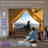 ezCinema Tab-Tension 16:9 X-Ratio, Portable Floor Pull-Up Multi-Aspect Ratio Projector Screen